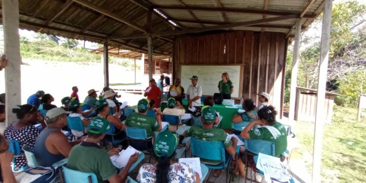 Governo do Estado capacita agricultores familiares da Comunidade Terra Nostra, em Manaus