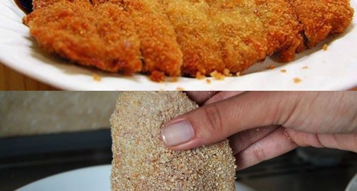 Bife à milanesa perfeito