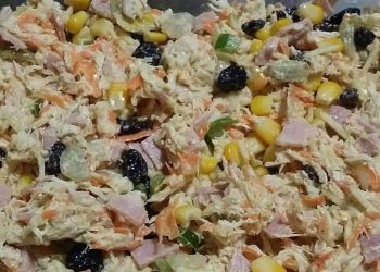 Salpicão de Frango com creme de Leite