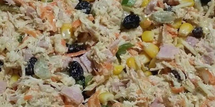 Salpicão de Frango com creme de Leite