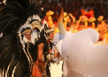 Isabelle Nogueira continuará sendo a cunhã-poranga do Garantido neste ano, afirma Fred Góes