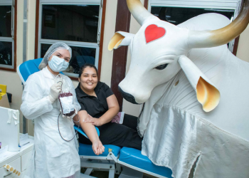 Garantido faz apresentação cultural e visita pacientes do Hemoam