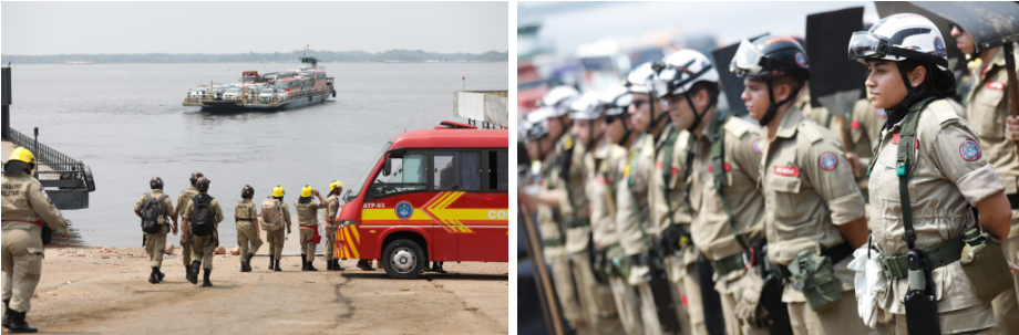 Governador Wilson Lima reforça combate às queimadas com envio de 200 bombeiros para o interior e entrega de viaturas