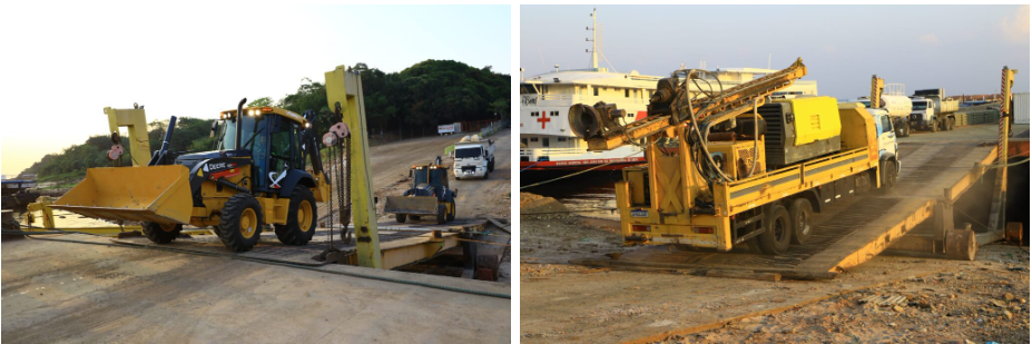 Governo do Amazonas inicia embarque de equipamentos para obras de água e esgoto do Prosai Parintins