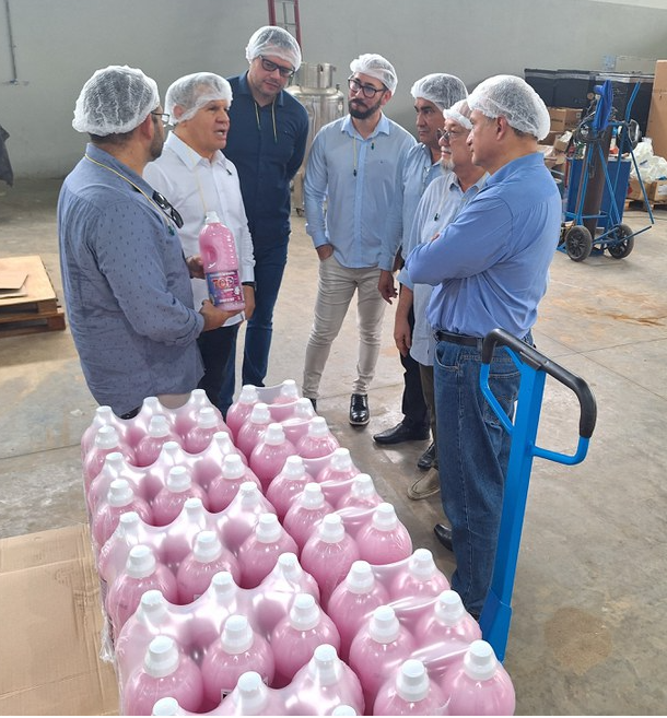 Suframa visita fábrica da AM Química Indústria e Comércio
