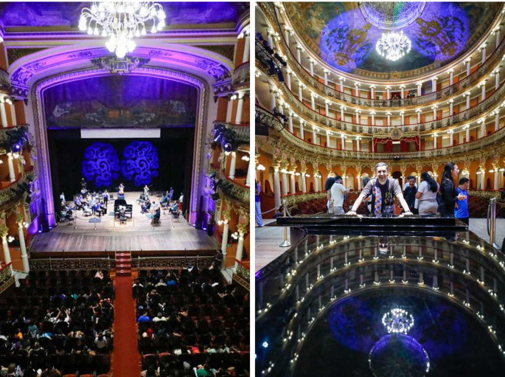 Teatro Amazonas vive noite de inclusão com a Ópera no Mundo Azul