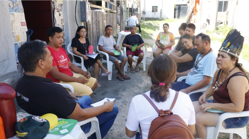 Sepror realiza visita técnica em comunidade do Nova vitória para orientação da criação de associação dos produtores