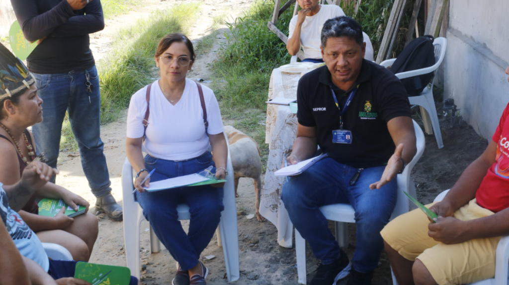 Sepror realiza visita técnica em comunidade do Nova vitória para orientação da criação de associação dos produtores