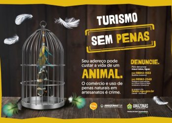 Festival de Parintins 2025 Amazonastur reforça campanha “Turismo sem Penas” para prevenir uso ilegal de penas naturais