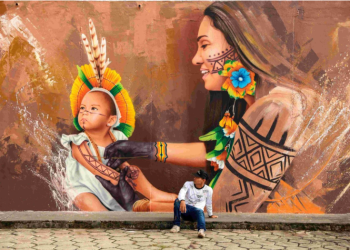 Festival de Parintins 2025 Pinturas do projeto Galeria Cidade Aberta chegam à fase final