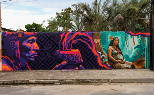 Festival de Parintins 2025 artistas do projeto ‘Galeria Cidade Aberta’ falam sobre as obras e inspirações