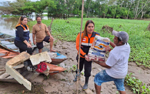 Governo do Amazonas divulga boletim sobre a cheia no estado, nesta segunda