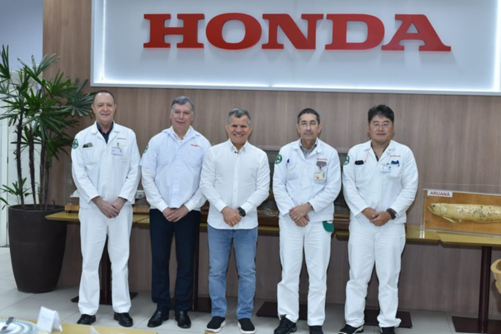 Suframa e ABDI visitam fábrica da Moto Honda no Polo Industrial de Manaus