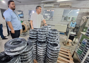 Suframa visita empresa que fabrica fios e cabos para a construção civil