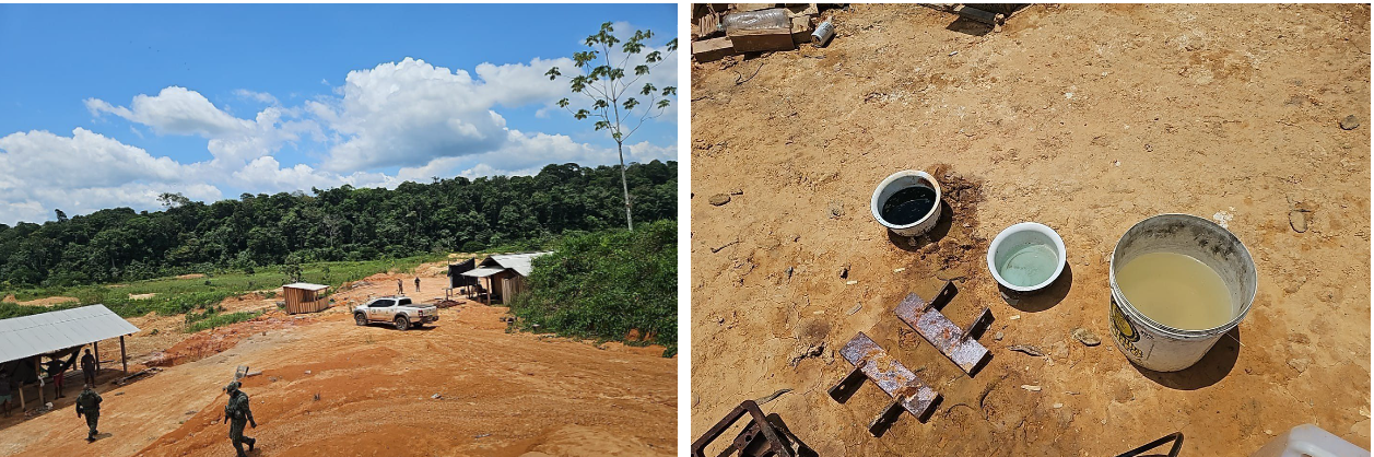 Ipaam identifica garimpo ilegal em Maués, interdita área e aplica multa superior a R$ 3,5 milhões