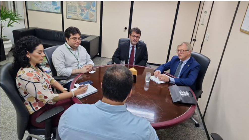 Suframa recebe embaixador da Bélgica para tratar de oportunidades bilaterais e Zona Franca de Manaus