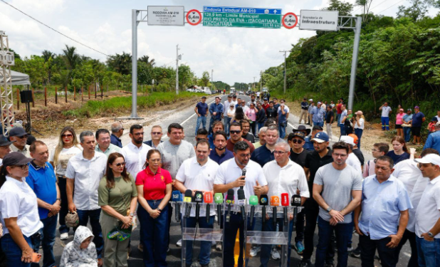 Governador Wilson Lima inaugura primeira etapa da nova AM-010 e destaca avanços sociais e econômicos para oito municípios