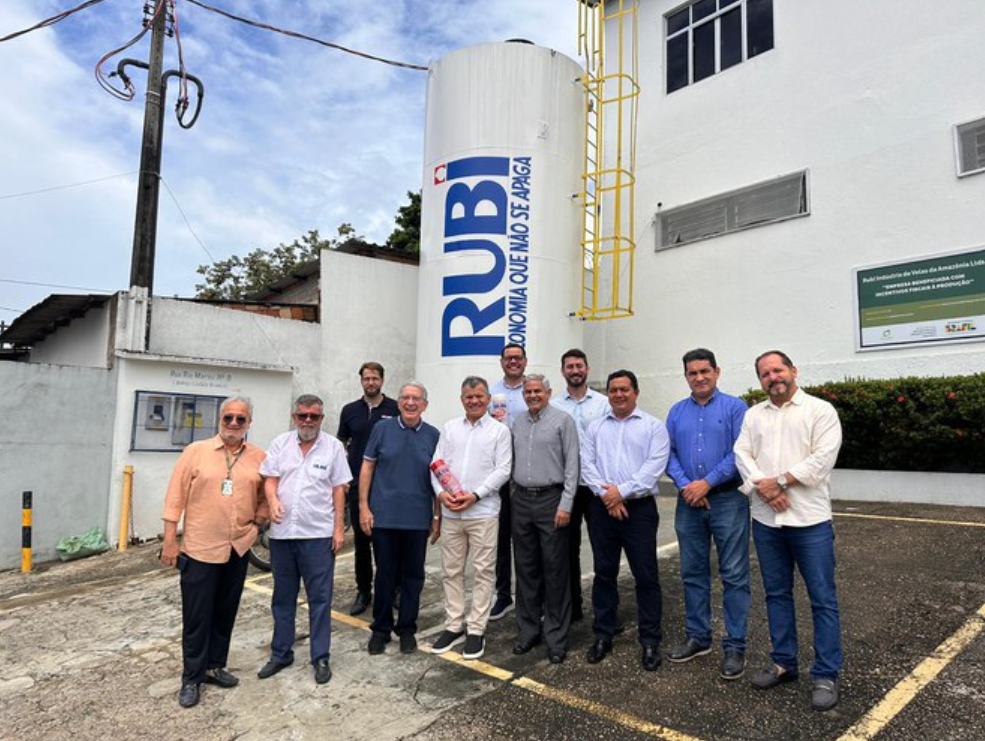 Suframa visita unidade da Rubi e acompanha implantação de novo projeto de cera líquida em Manaus (